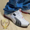 Tênis puma Disc- Branco, cinza e vermelho