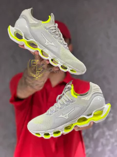 Tênis Mizuno Wave Prophecy X WK – Cinza e Verde