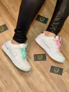 Tênis Nike Dunk – Branco, azul e rosa