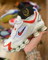 Nike Shox 12 Molas TL Nova – Vermelho, Cinza e Branco