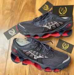 Tênis Mizuno Wave Prophecy 9 – Preto e Vermelho