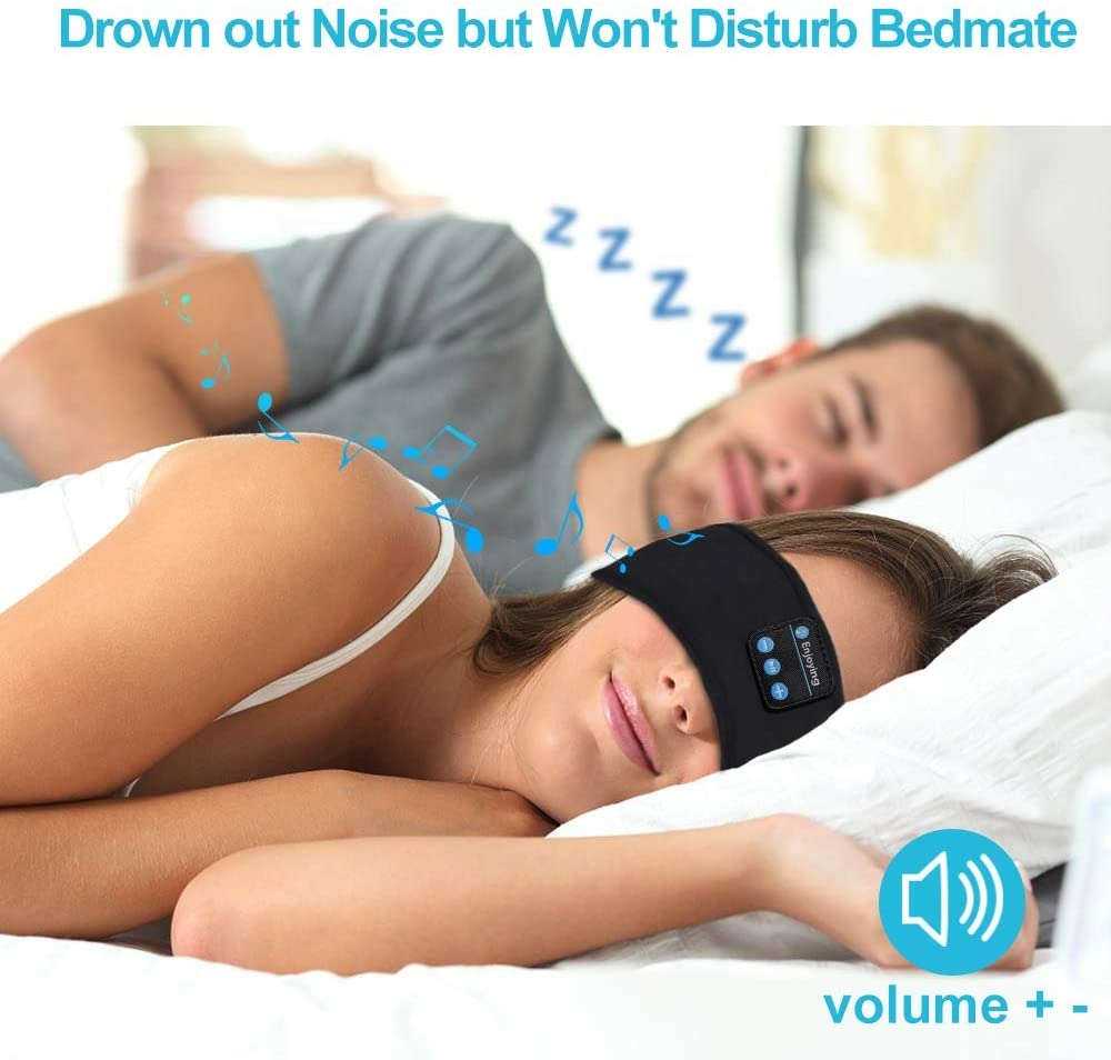 Tapa Olho Máscara Dormir Fone de Ouvido Bluetooth