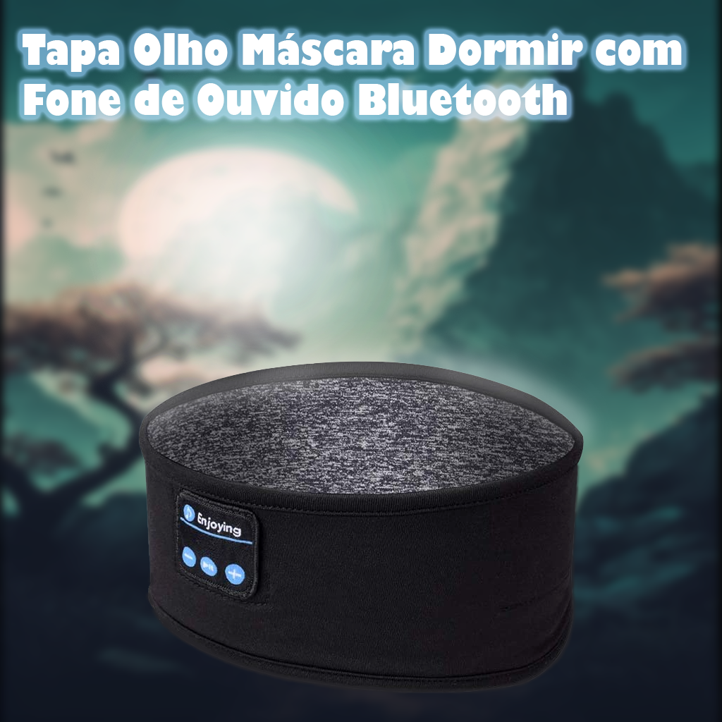 Tapa Olho Para Dormir Fone de Ouvido Bluetooth