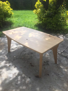 Imagen de Mesa de centro Kaffe - Cedro Blanco