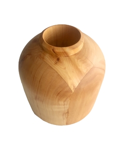 Florero /base de cedro blanco recuperado. - tienda en línea