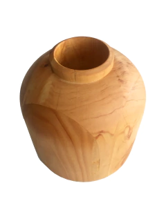 Imagen de Florero /base de cedro blanco recuperado.