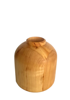 Florero /base de cedro blanco recuperado. - tienda en línea