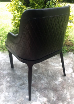 Silla Slappa negro-cafe oscuro. - Nanous Workshop