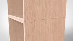 Modular Apilable Koota con repisa. en internet
