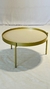 Mesa de centro Zoom pequena tampo recouro troco