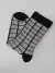 MEDIAS REJILLA FONDO GRIS - comprar online