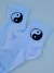 MEDIAS YING YANG BLANCA