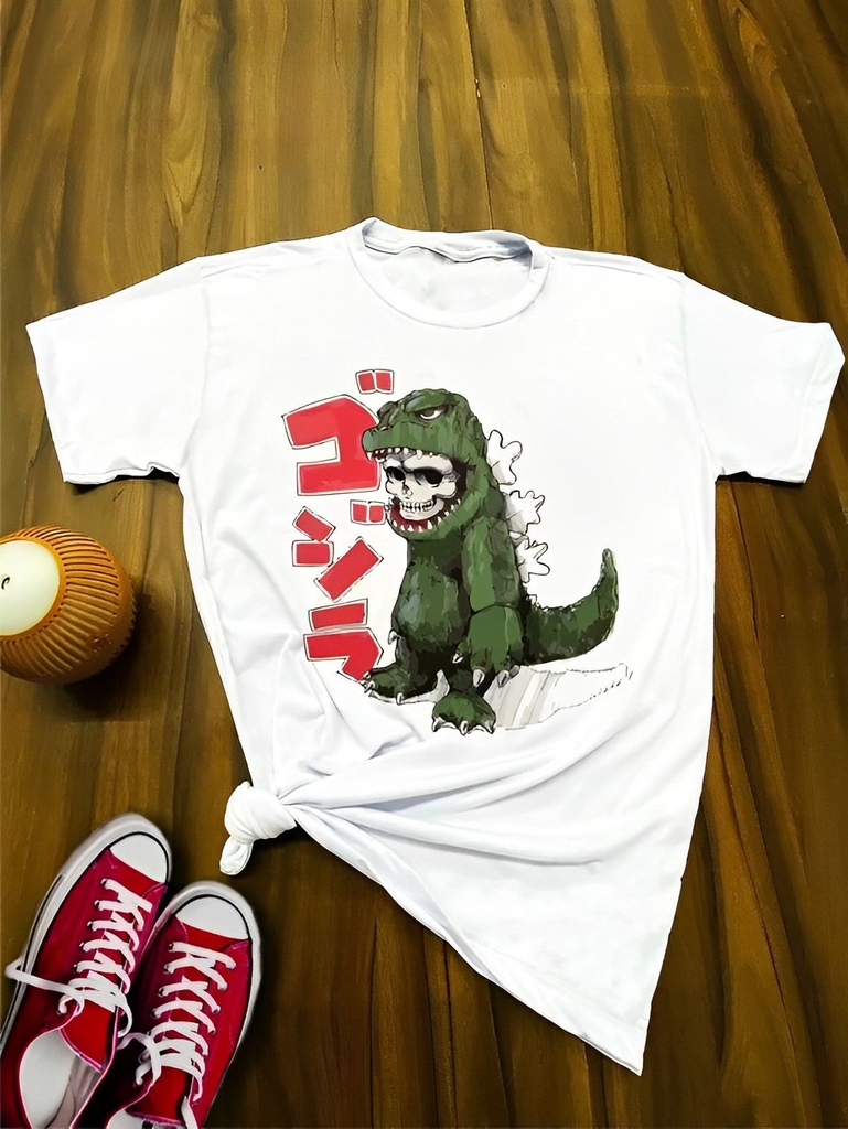 Camiseta game sem internet dinossauro