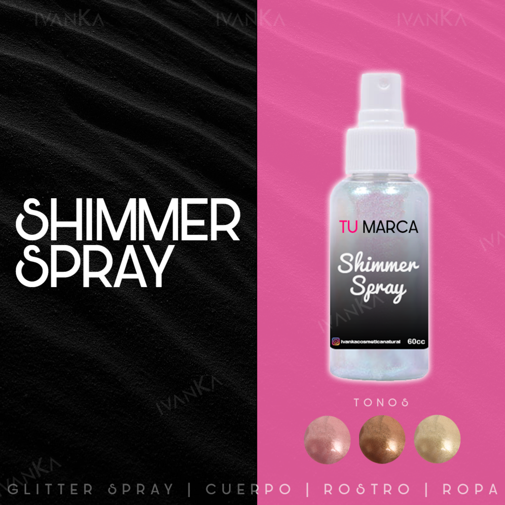 Comprar Shimmer Spray Glitter Con Tu Marca