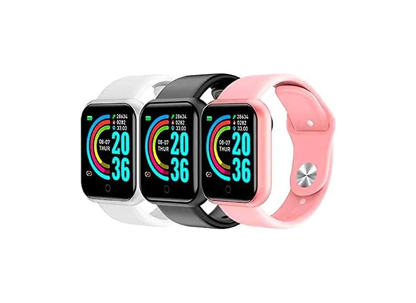 Smart Watch Y68 D20 - Relógio Inteligente - Rosa