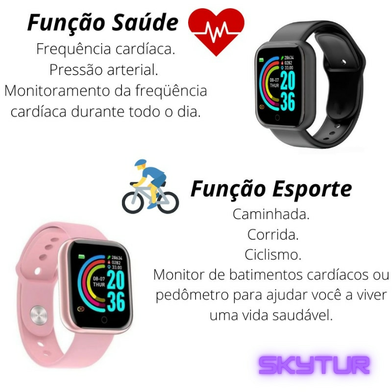 Relógio Smart Watch D20 – Speed Creation