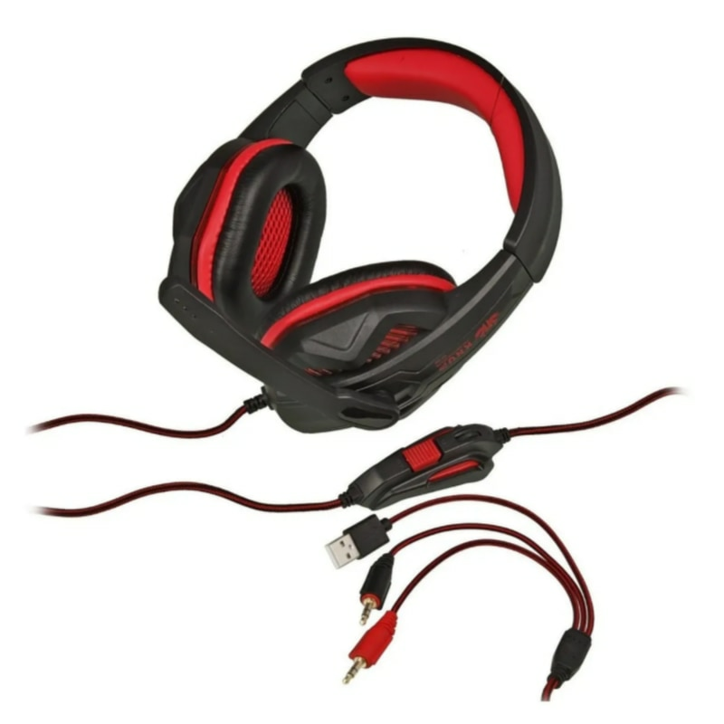 Fone de Ouvido Headset P2 para Vídeo Game e Computador Gamer Led Knup  KP-400 - TENDMIX COMÉRCIO ONLINE