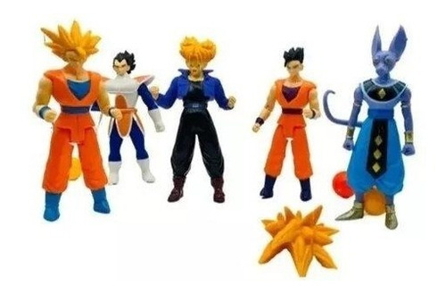 Bonecos de dragon ball articulados