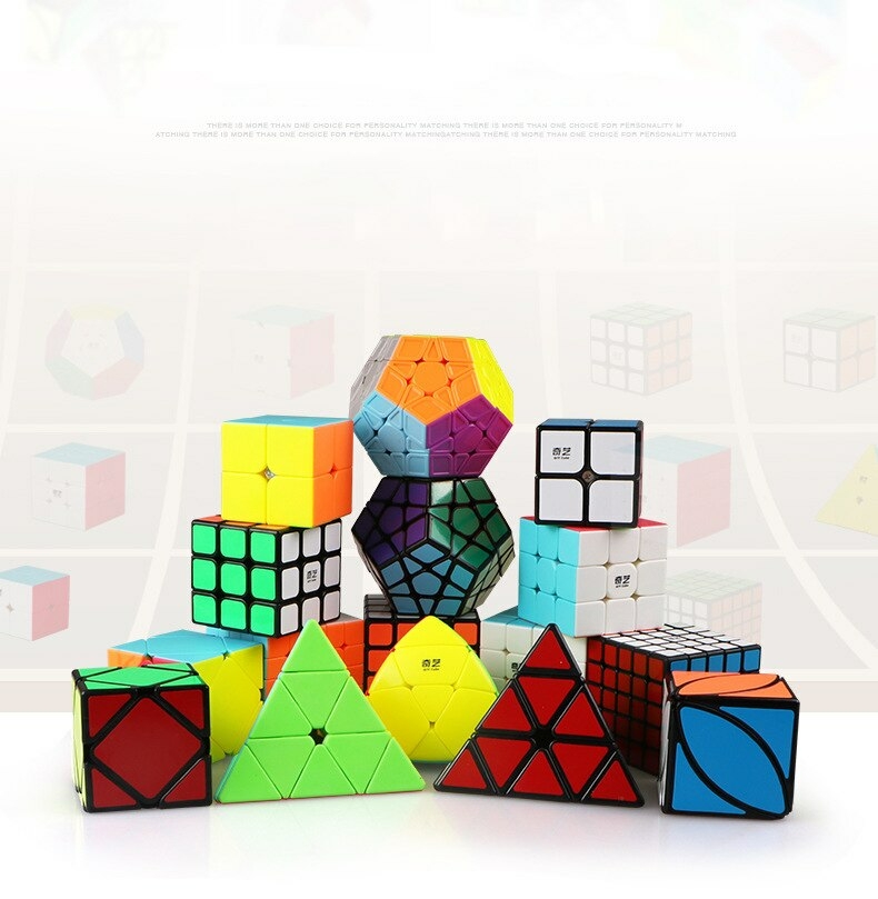 Kit Cubo Mágico Profissional Todas as Variações 3x3x3 4x4x4 5x5x5 Pirâmide  e Mega