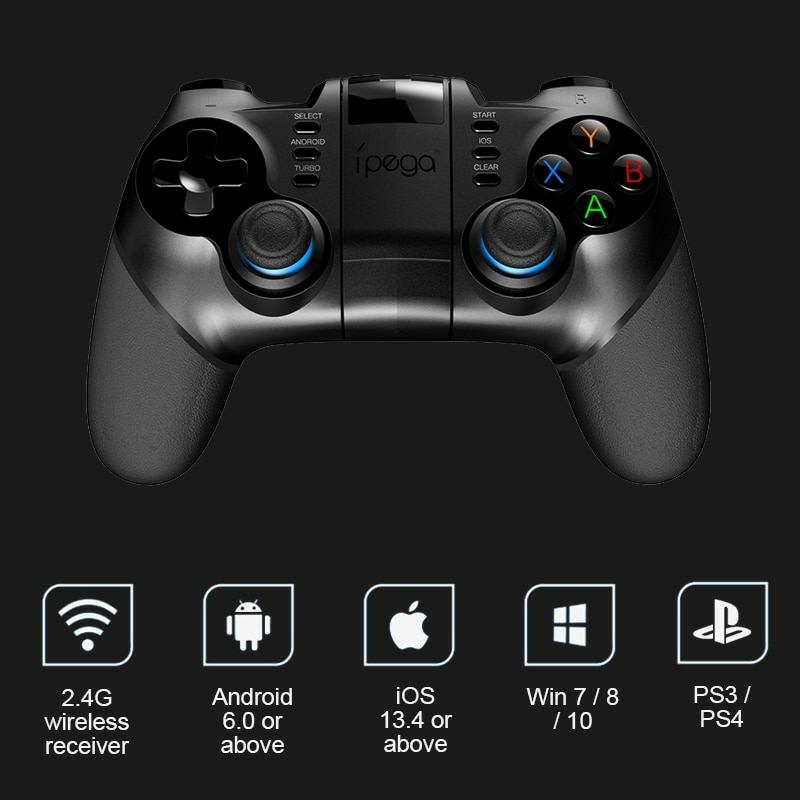 Controle de jogos para celular  Joystick de operação de longa distância,  controle de jogo para celular, controle de jogo com bateria integrada para  , PC Windows, Smart TV N/a/a [video game] 