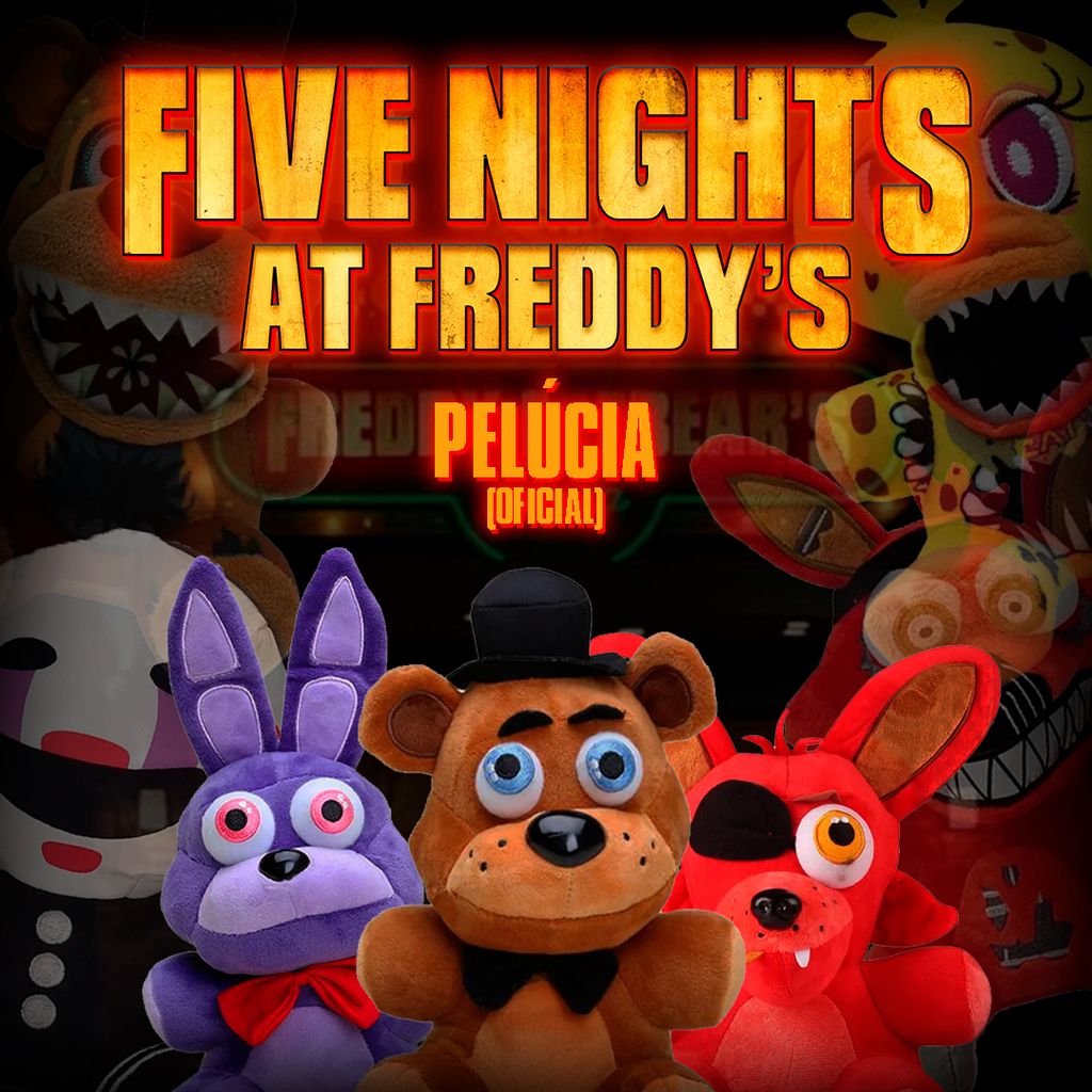 Puppet Five Nights At Freddy's Fnaf Pelúcia 18cm Bonnie Foxy