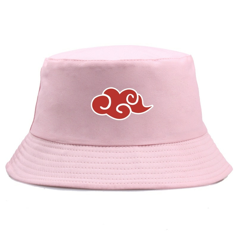 Chapéu Naruto Akatsuki Bucket Hat New Cap Anime Nuvem - Megafull