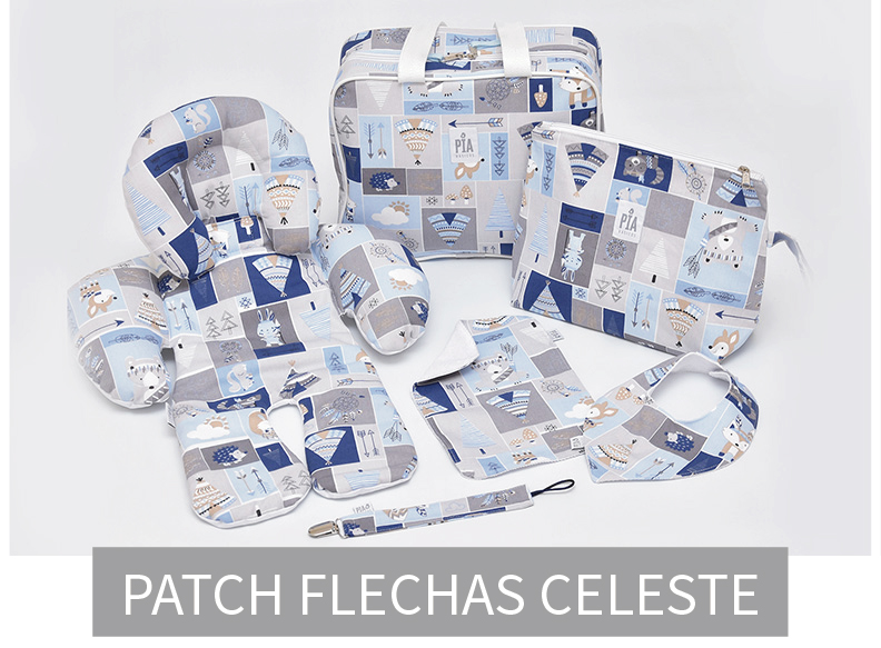 Patch Flechas Celeste