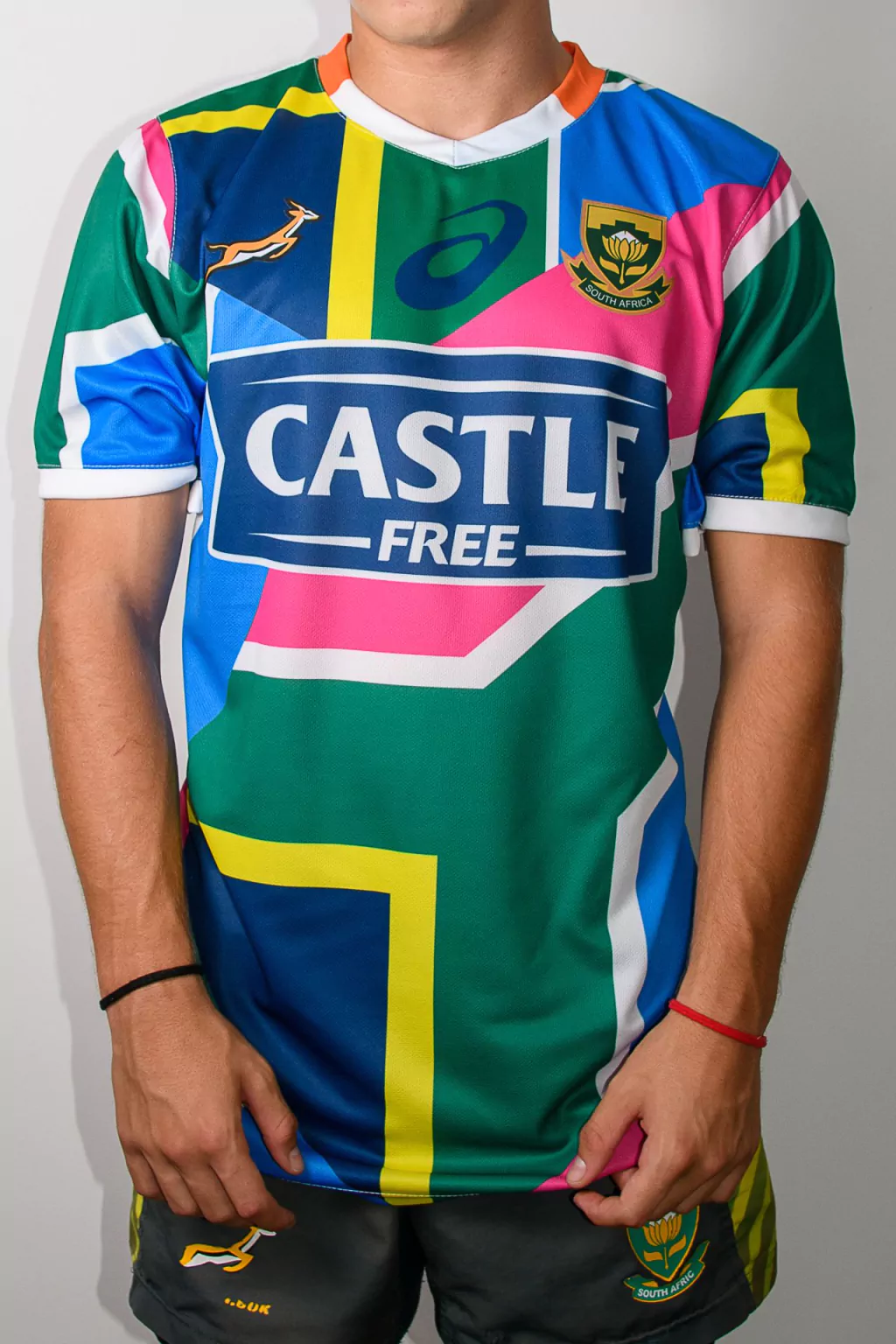 solar Trágico El principio camiseta de rugby de Sudáfrica Springboks 7S