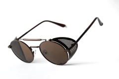 Gafas Steampunk Metal Brown