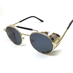 Gafas Steampunk Metal Gold
