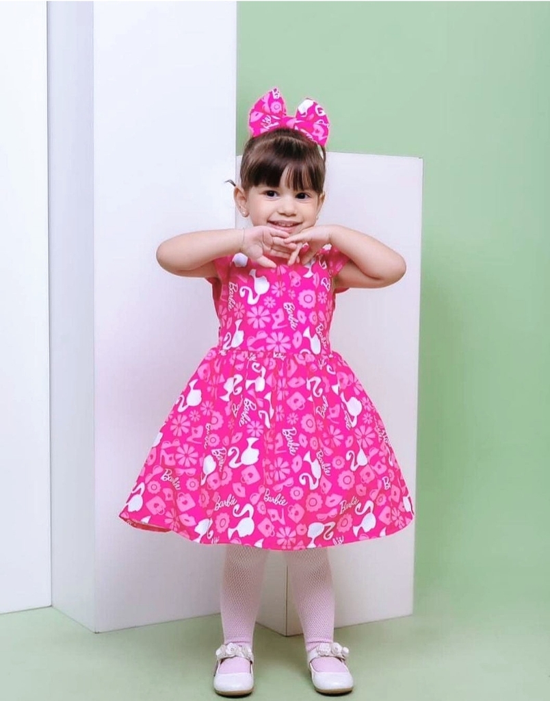 Vestido Barbie Infantil Temático