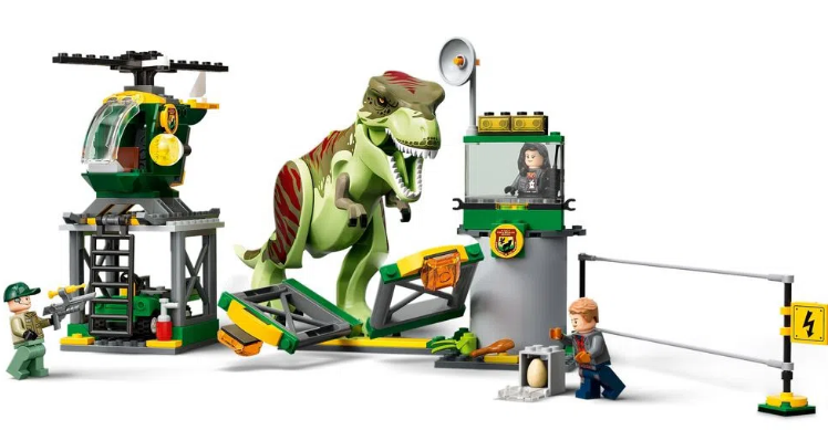 LEGO Jurassic World - O TIRANOSSAURO REX BEBÊ É O MAIS FORTE DOS  DINOSSAUROS 