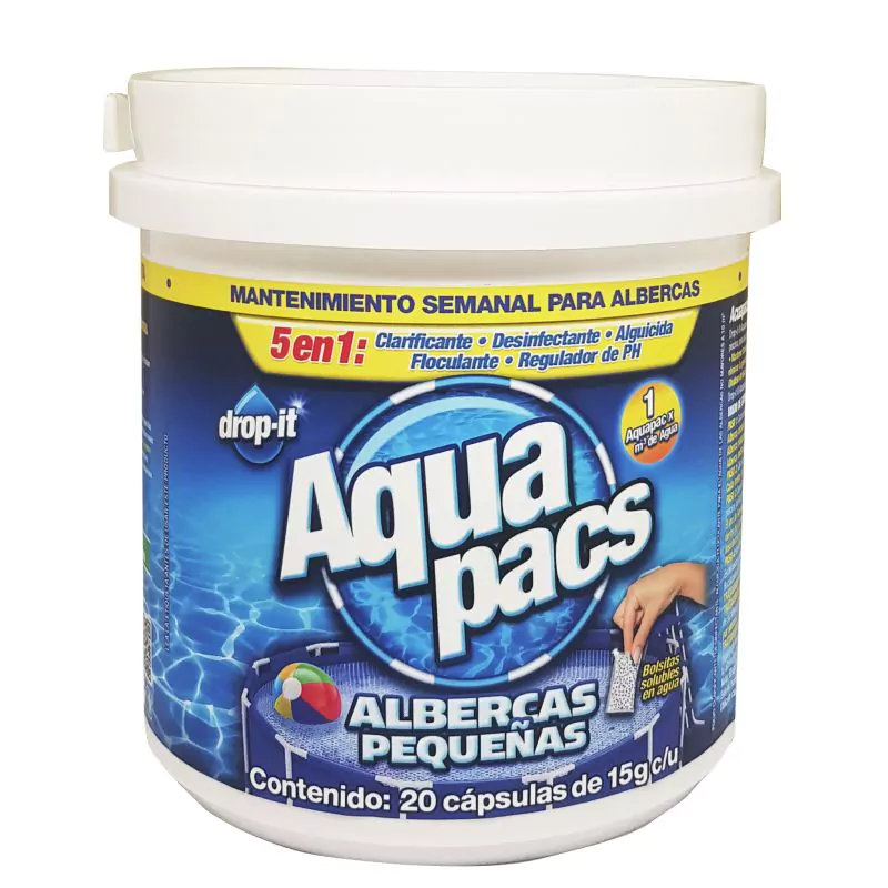 Aqua Pacs Especial para Mantenimiento de Albercas Dropit