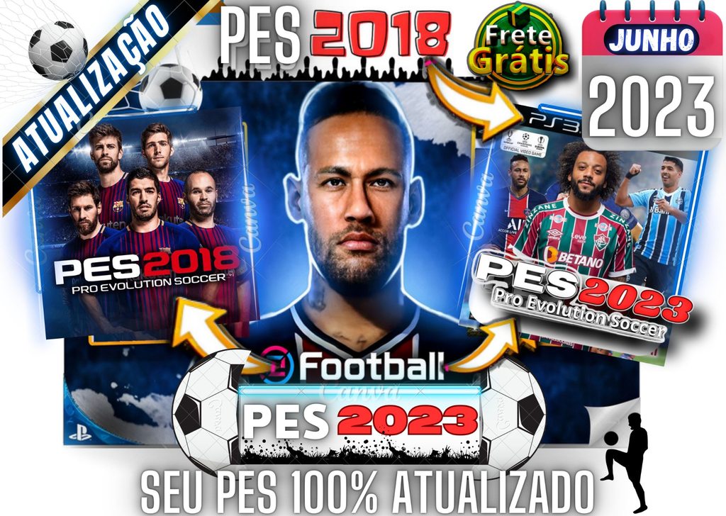 eFootball 2023 Vs PES 2018 PS3 