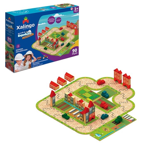 Jogo De Boliche Brinquedo Infantil com 6 Pinos + 2 Bolas 28cm