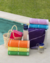 TOALLON NAUTICAL ARCO IRIS 100 % ALGODON 90 X 150 en internet