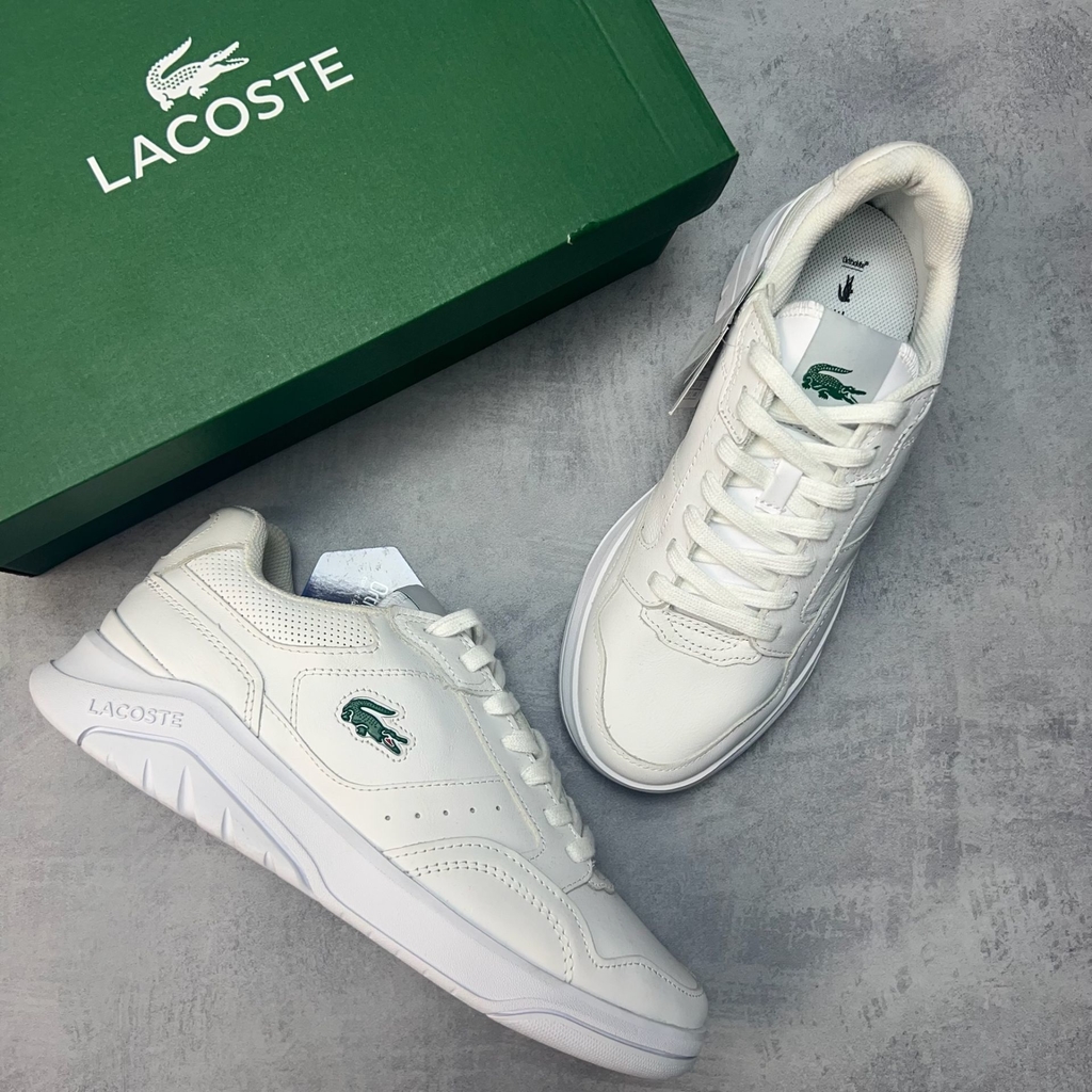 Lacoste Women's Game Advance Luxe Sneakers, White/NAT