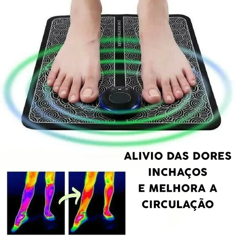 Estimulador muscular elétrico sem fio, para treino da região abdominal