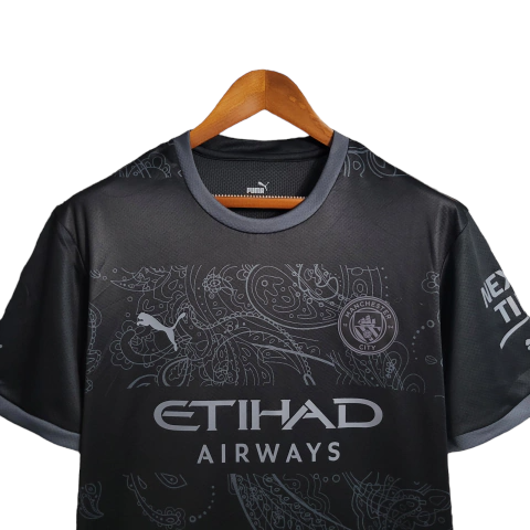 Camisa Manchester City Third 22/23 - Torcedor Puma Masculina - Verde/Preto