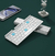 Mini Teclado Bluetooth portátil liga alumínio, teclas confortáveis, multi-dispositivo - Frete Grátis