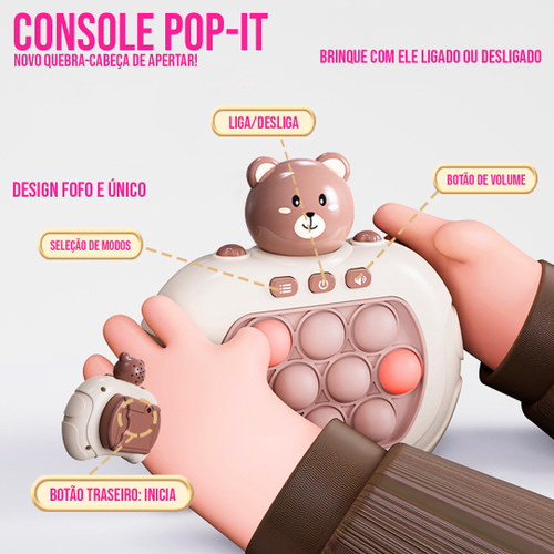 Popit Mini Game Eletrônico Anti Stress Jogo Infantil Memória