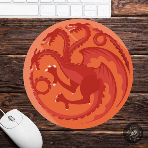 Mouse Pad em Tecido - Dragons - Dragãozinho - Beek Geek's Stuff