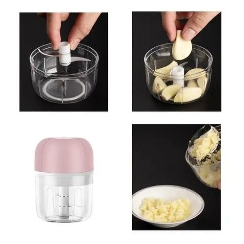 Electric Garlic Chopper, GoodGo Wireless Portable Electric Mini