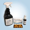 Paquete con 10 tabletas desinfectantes + 2 Envases Pet de 60 ml y 1 lt