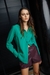 Camisa New basic verde fuerte - comprar online