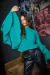 Blusa Morena verde fuerte - Claudia Arias