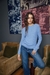 Sweter trenzado celeste aero- Agotado en internet