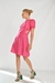 Vestido Lola lino fucsia - comprar online