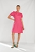 Vestido Lola lino fucsia - Claudia Arias