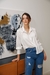 Camisa Irina Off white seda